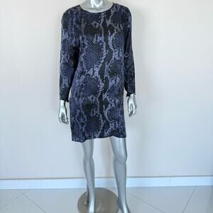 NWT!! CARACTERE women animal print silk dress size M Retail 516$